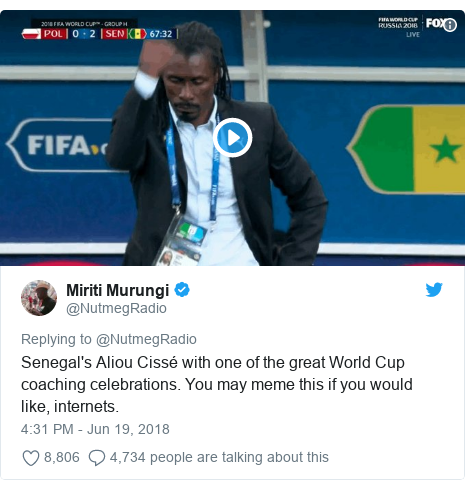 How Senegal S Coach Aliou Cisse Became A Meme Bbc News