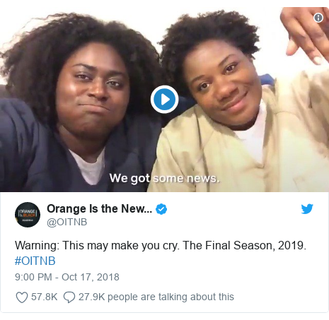 Orange Is The New Black To End With Series Seven Bbc News
