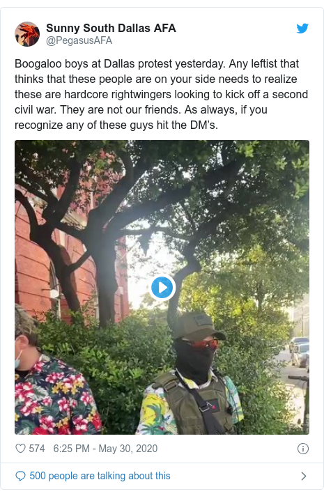 George Floyd Protests Who Are Boogaloo Bois Antifa And Proud