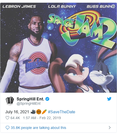 Space Jam 2 Finally Gets A Release Date Bbc News