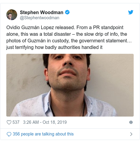 El Chapo Mexican Police Free Drug Lord S Son As Culiacan Battle