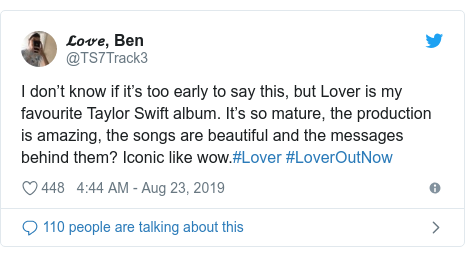 Taylor Swift S Lover Star Turns A Corner With Upbeat But Baggy Album Bbc News