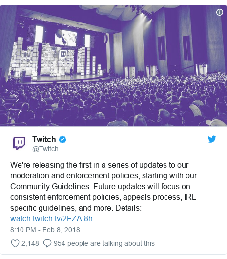 Twitch To Ban Users For Hate On Other Platforms Bbc News
