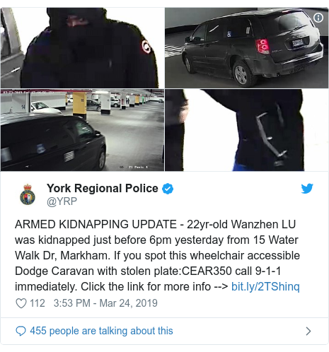 Canada Police Make Arrest In Chinese Student Abduction Bbc News