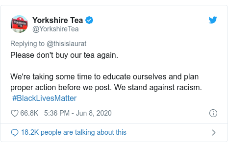 Pg And Yorkshire Tea Tell Black Lives Matter Critics Don T Buy