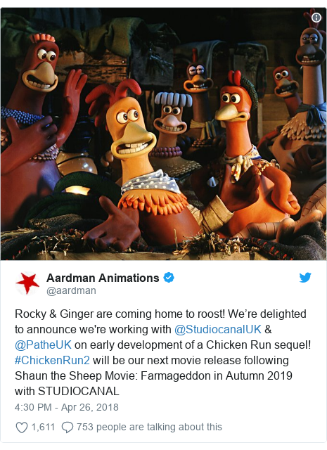 Chicken Run 2 Sequel Confirmed After 18 Year Wait Bbc News