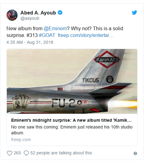 Eminem Drops Surprise Album Kamikaze Bbc News