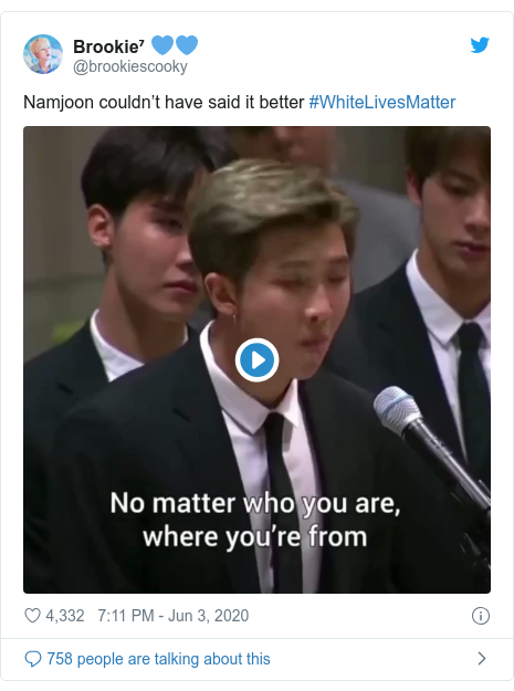 K Pop Fans Drown Out Whitelivesmatter Hashtag Bbc News