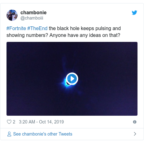 Fortnite Map Blown Up And Replaced With Black Hole Bbc News
