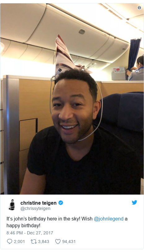 John Legend And Chrissy Teigen Make It To Japan Eventually Bbc News