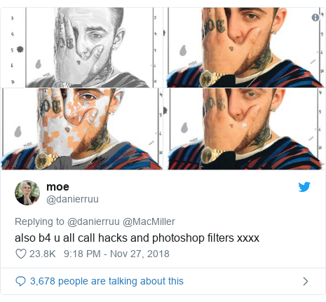 The 20 Year Old Behind The Mac Miller Viral Drawing Bbc News