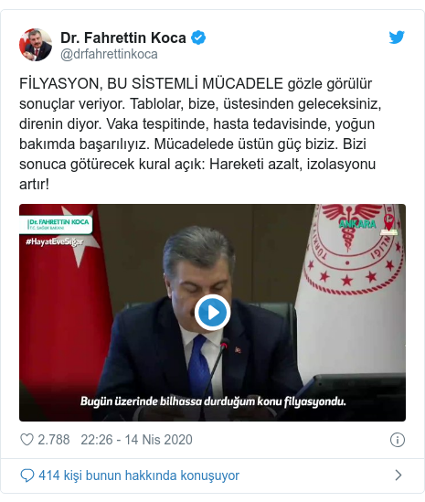 Filyasyon nedir, koronavirüsle mücadele için Türkiye'de nasıl ...