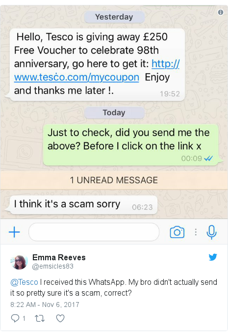 Whatsapp How The Supermarket Voucher Scam Works Bbc News