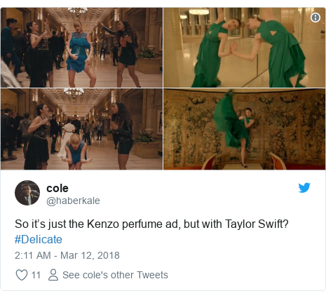 Taylor Swift Delicate Video Accused Of Copying Kenzo Advert Bbc News
