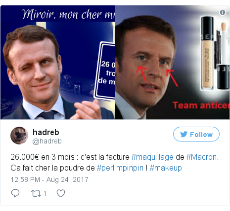 Does President Macron S Make Up Bill Make You Blush Bbc News