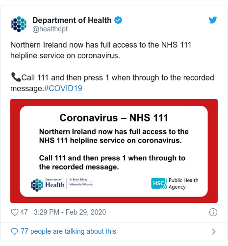 First Case Of Coronavirus In Republic Of Ireland Bbc News