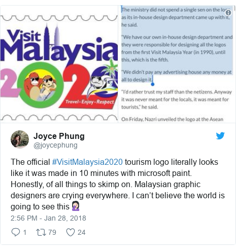 Malaysia Defends Hideous Tourism Logo Despite Criticism Bbc News