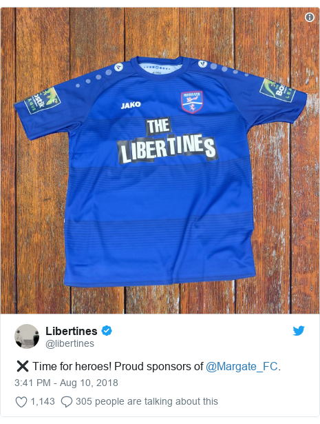 The Libertines Sponsor Margate Fc Bbc News