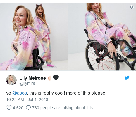 asos wheelchair jumpsuit