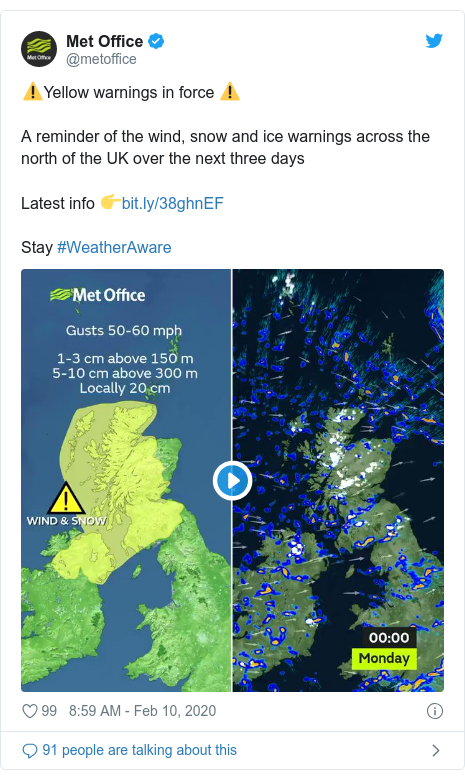 Storm Ciara Pair Rescued From Flood Water In Augher Bbc News