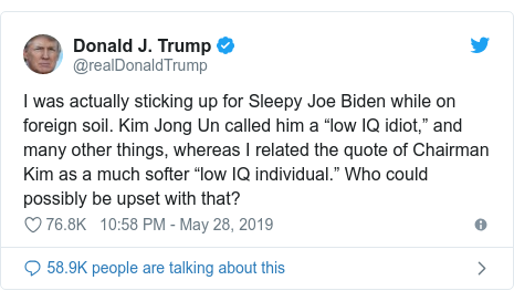 Biden Team Says Trump S Taunts Beneath Dignity Of The Office Bbc News