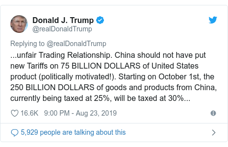 Trump Says Us Firms Hereby Ordered To Quit China Bbc News