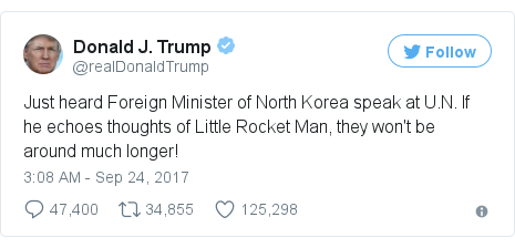 North Korea Accuses Us Of Declaring War Bbc News