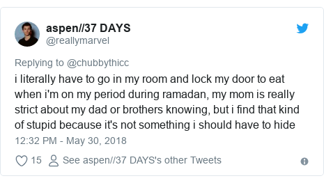 Ramadan Women S Shame Of Eating During Menstruation Bbc News
