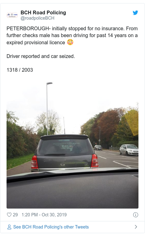 Cambridgeshire Driver Caught With Provisional Licence 14 Years Out