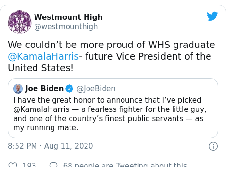 Kamala Harris Countries Rush To Celebrate Biden S Running Mate Bbc News
