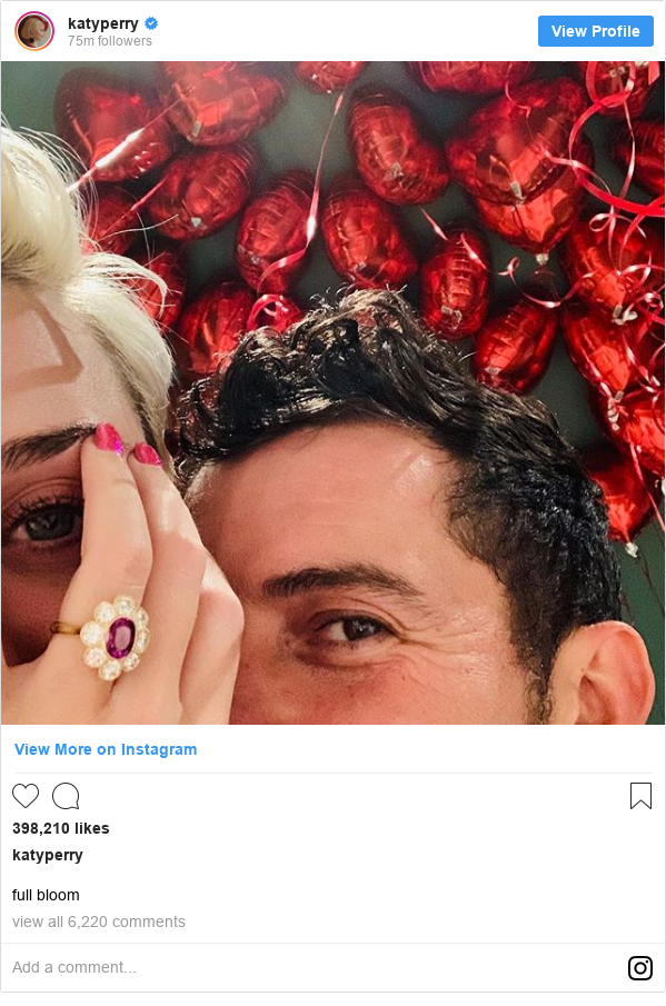 Katy Perry And Orlando Bloom Get Engaged Bbc News