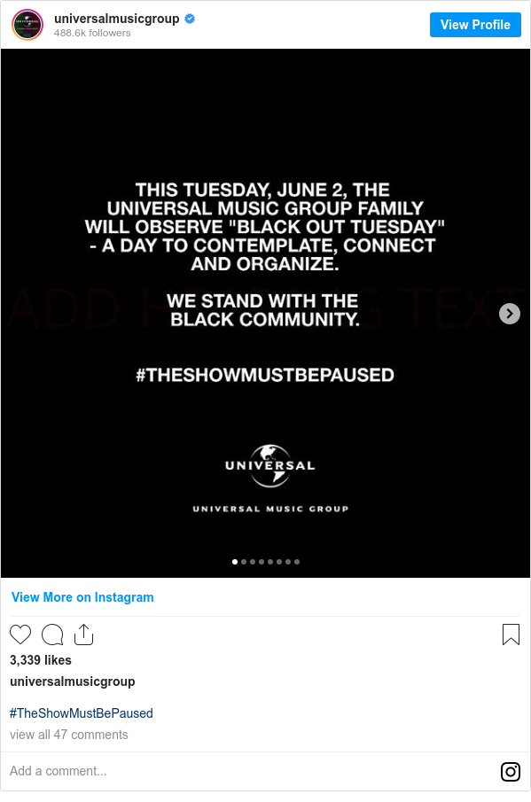 What Is Blackout Tuesday On Instagram
