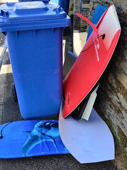 Boards and bins