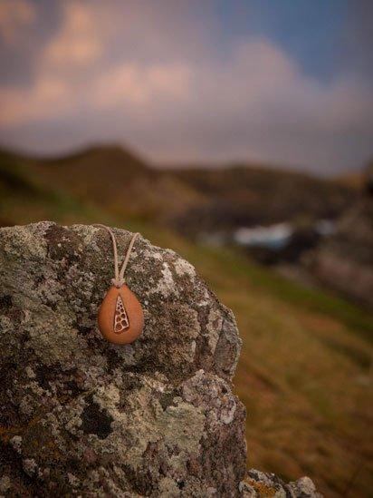 Paparazzi Hidden Dune Orange Stone Necklace | CarasShop