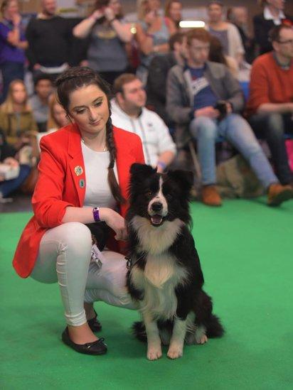 Rachel and Norma at Crufts 2016