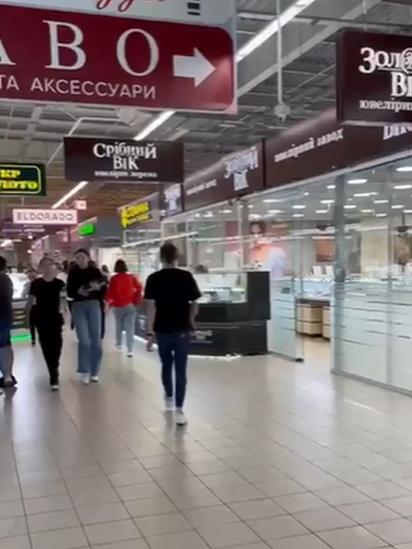 Inside the shopping centre things appeared to be normal in a video filmed two days before the attack