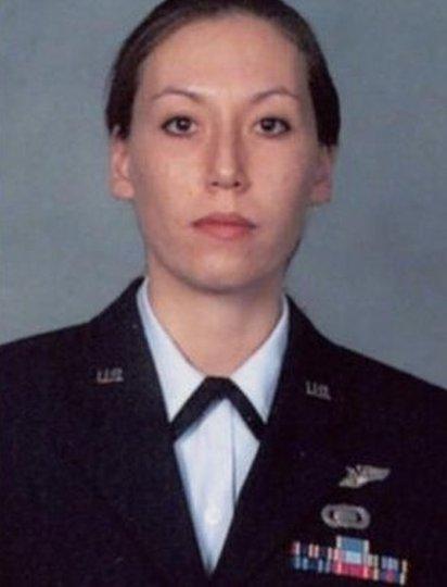 Monica Witt in Air Force uniform
