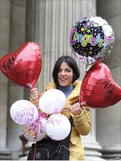 Beatles fan wishes the happy couple well