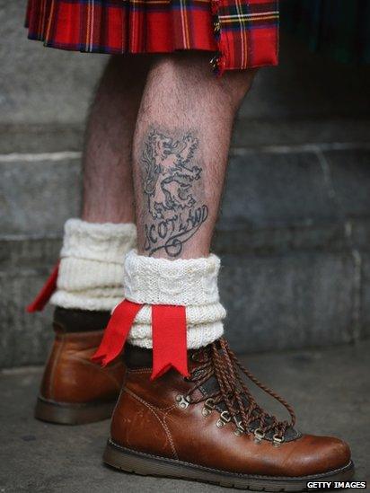 scottish lion tattoo