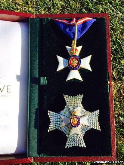 Prince Harry's KCVO insignia