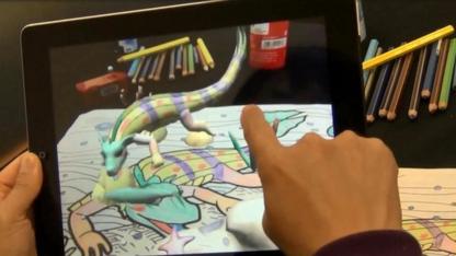 Webscape: Augmented reality app brings drawings to life