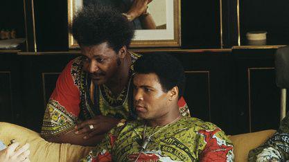 Don King and Muhammad Ali together ahead of the 'Rumble in the Jungle' 1974.