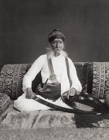 A portrait of H.H The Maharajah Sahib of Bundi