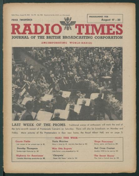 Capa: 'Last Week Of The Proms' - em sua nova casa The Royal Albert Hall