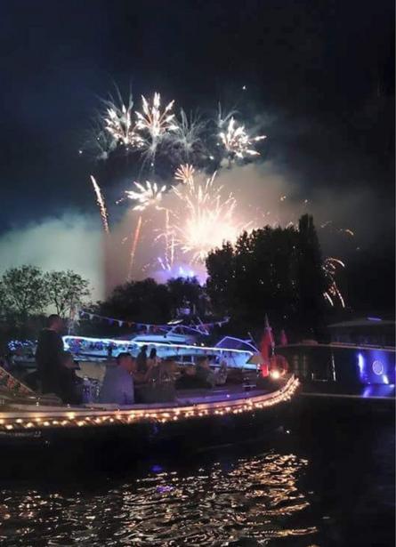 Fireworks over the Thames