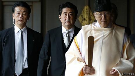 中國譴責日本首相安倍晉三參拜靖國神社 - BBC News 中文