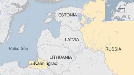 Baltics map