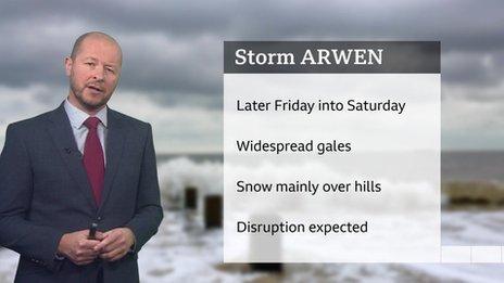 UK braces for Storm Arwen