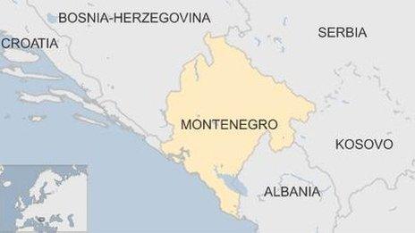 Montenegro map