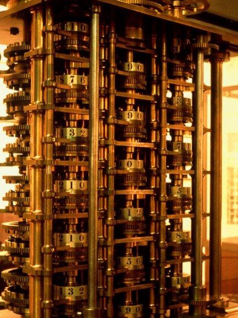 Portion of Difference Engine in Science Museum